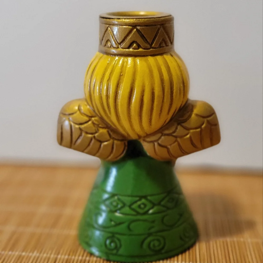 Vintage Wolin Japan Christmas Angel 🎄 Candlestick Holder Figurine 60s-70s - Picture 5 of 7